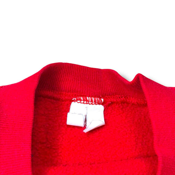 VTG 80/90s Coca-Cola Classic Sweathsirt Puff Print Size M Red Catch the Wave Y2K - Picture 5 of 10